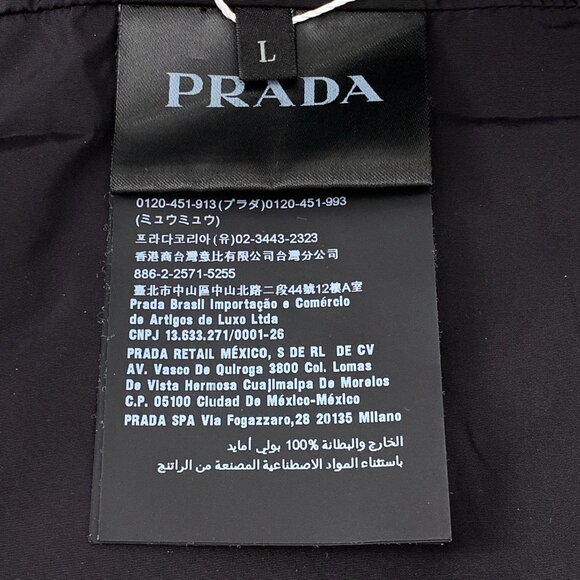 Prada Black Button-Up Short Sleeve Shirt With Chest Pocket - Picture 8 of 8